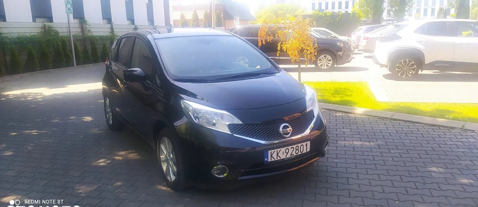 Nissan Note cena 33900 przebieg: 114000, rok produkcji 2014 z Kraków małe 781